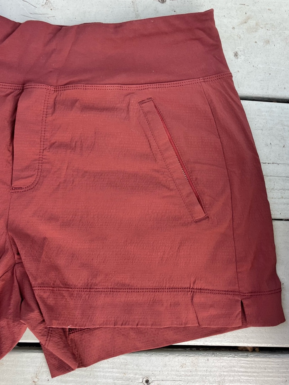 Athleta Rust Red Athletic Shorts